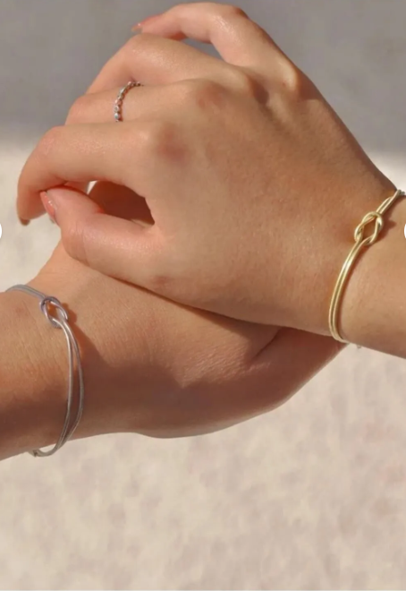 Düğüm Model Çift-Arkadaşlık Bilekliği