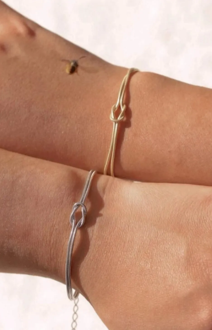 Düğüm Model Çift-Arkadaşlık Bilekliği